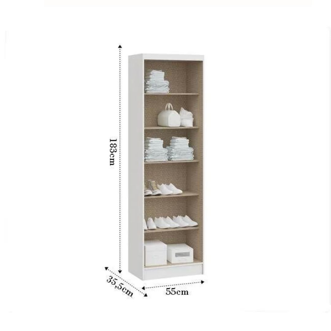 Multiuso Queen 02 Portas- Branco – aberto
