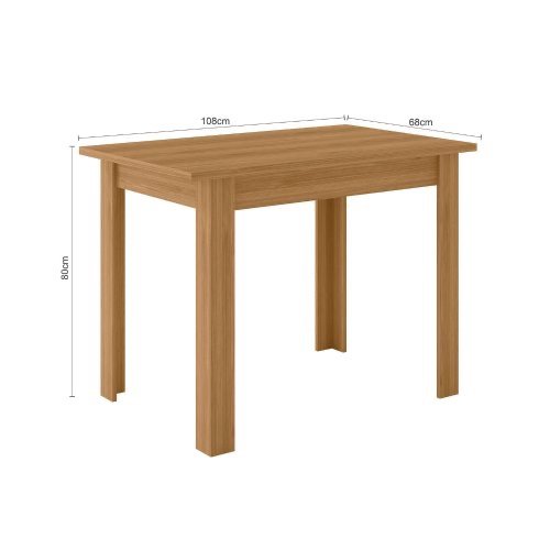 Mesa de Jantar Bellagio Retangular 108cm com 4 Cadeiras - tampo off white - Imagem 4